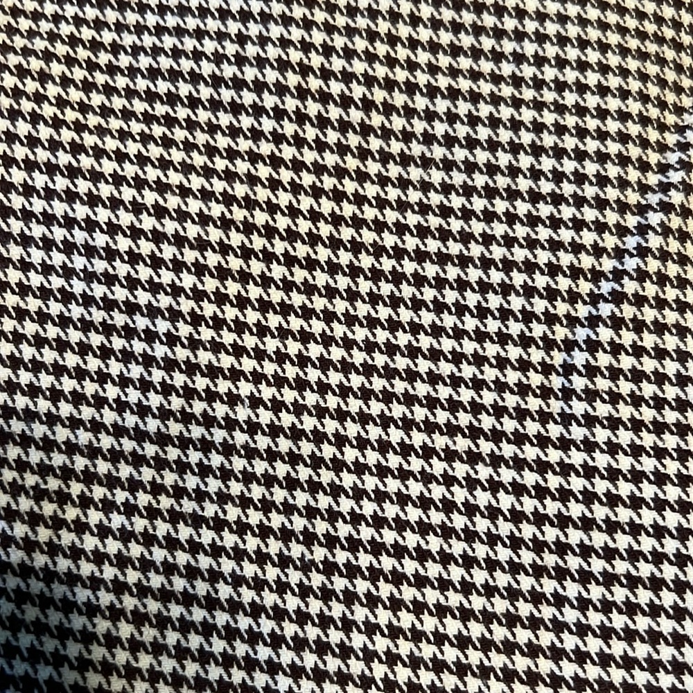 Dark Brown Houndstooth Pants - image 7